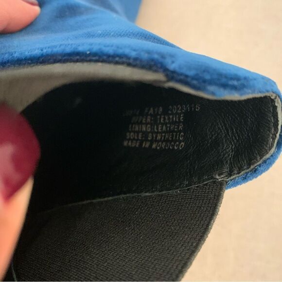 J. Crew Velvet Chelsea Ankle Booties Size 7.5 - Picture 8 of 8